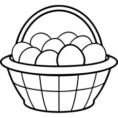 Abstract Egg Outlines