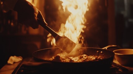 Flamb?ing Delights: A Culinary Masterpiece in Flames