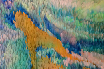 Abstract Background with Vibrant Colors and Dynamic Patterns