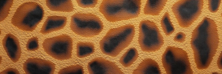 Giraffe skin texture isolated. Close-up giraffe pattern. Wild Animal fur. Giraffe spots. Realistic giraffe skin. Giraffe design texture. Wild Animal texture. Detailed Giraffe Skin for Designers.