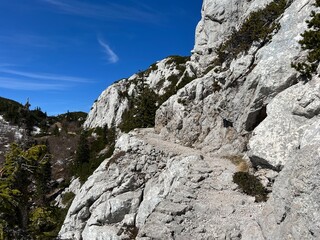 Premuzic hiking trail or Premuzic Trail - Northern Velebit National Park, Croatia or Premuzic-Wanderweg or Premuzic's Trail (Pješački planinarski put Premužićeva staza - NP Sjeverni Velebit, Hrvatska)