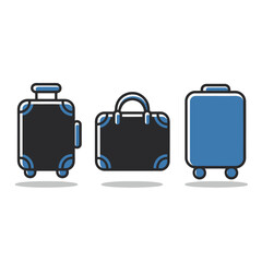 Flat vector illustration. flat icon, outline icons, vector icons, web icons.