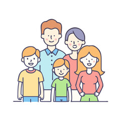 family gathering vector icon, family gathering vector illustration - simple illustration of family gathering, perfect for logos,and family gathering -themed designs.