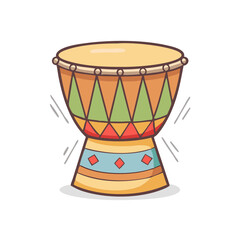 drum representing african heritage icon
