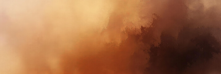 Abstract Cloudscape with Warm Tones - A Dramatic Blend of Soft Yellows and Deep Browns Creating Movement and Depth for Artistic Backgrounds.