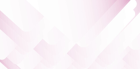 Vector Modern white and pink technology concept diamond triangle geometric line background. modern white and pink gradient color geometric backdrop design cube pattern background for website banner.