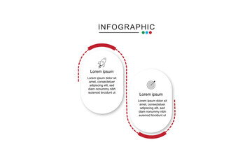 2, step, box, diagram, icon, background, flowchart, template, two, blue, abstract, vector, business, design, isolated, infographic, concept, label, white, marketing, green, creative, data, success, 