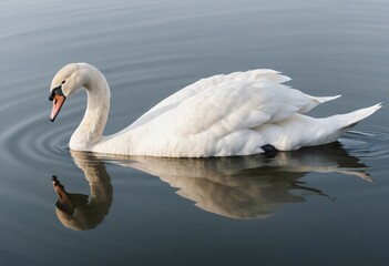 Fototapeta premium swans on the lake