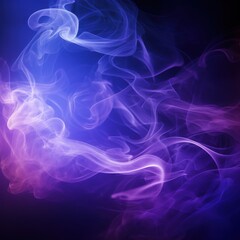 Fototapeta premium Ethereal Smoke Overlay Texture with Swirling Wisps and Gradient Blending into Background