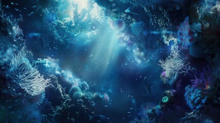 Mystical Underwater Kingdom Inhabited