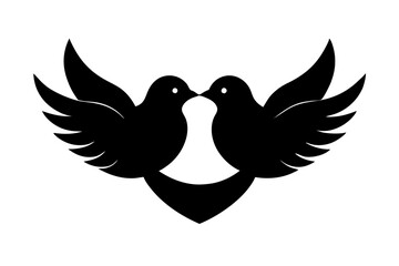 dove with heart