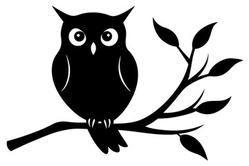 owl on branch