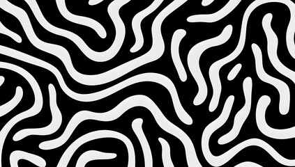  A Zebra skin maze pattern