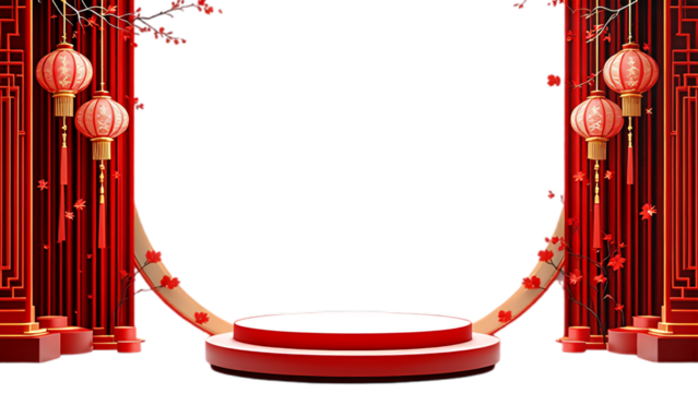  2025 Chinese New Year Transparent background copy space, themed chinese new year.,chinese lunar new year elements PNG