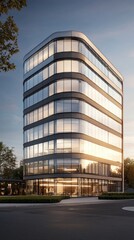 Exploring modern architectural marvels at urban sunset innovative designs in contemporary environments