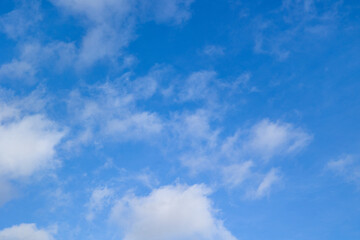 Photograph of white clouds on a white background. Concept: Nature, wind, clouds.