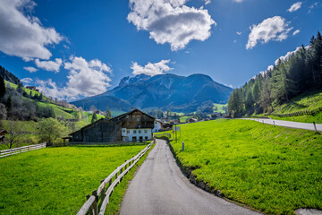 Fototapeta premium St Maddalena village view in Italy