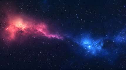 A night sky filled with stars and galaxies, portraying outer space.