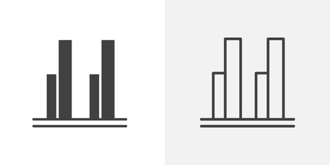 Growing icon flat and simple set design
