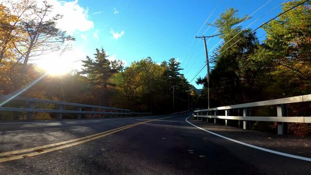 Catskill Driving 0852 Autumn New York