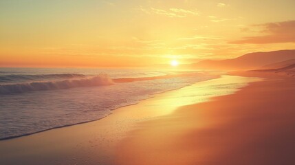 Fototapeta premium sunset over the sea