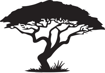 Tree silhouette vector EPS SET