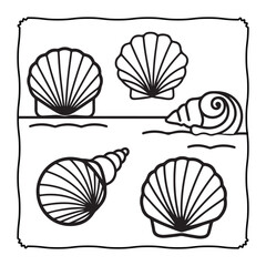 Cute and Cozy Coloring page, Bold and easy Coloring Page, coloring page, line art, black and white image