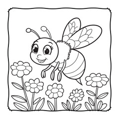 Cute and Cozy Coloring page, Bold and easy Coloring Page, coloring page, line art, black and white image