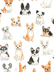 cute funny dog sits in dentist chair in modern veterinary dental clinic, ready to calmly treat teeth,