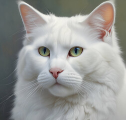 Fototapeta premium close up portrait of a cat