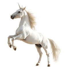 White unicorn High quality Realistic image