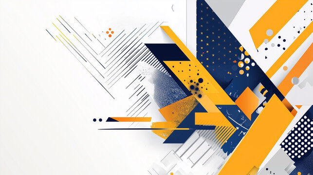 Dersky Sports Website Background: Dynamic abstract design on a theme with geometric patterns, perfect for website headers or promotional materials, on a white background.