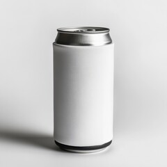 a white can cooler on a white background