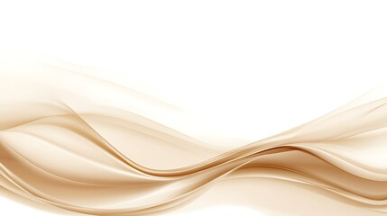 Abstract Beige and White Wave Design