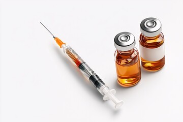 Administering vaccination medical procedure clinic image indoor close-up health awareness