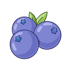 blueberries vector icon, blueberries vector illustration - simple illustration of blueberries, perfect for logos,and blueberries -themed designs.