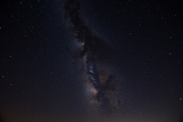 Fototapeta premium Milky Way Majesty: A Night Sky Spectacle