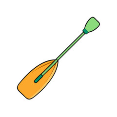 kayak paddle vector icon, kayak paddle vector illustration - simple illustration of kayak paddle, perfect for logos,and kayak paddle -themed designs.