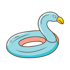 pool floatie vector icon, pool floatie vector illustration - simple illustration of pool floatie, perfect for logos,and pool floatie -themed designs.