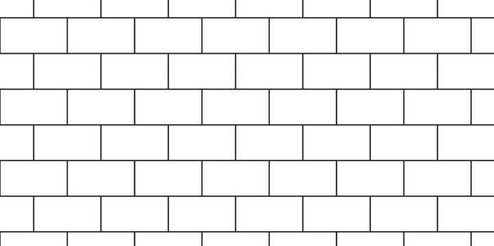 Pavement seamless mosaic stone concrete wall surface tiles. subway vector block rock white brick wall texture background.