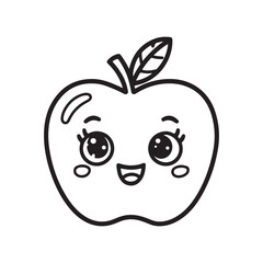 kawaii food Coloring page, Bold and easy Coloring Page, kawaii coloring page, Kawaii Drink Coloring Page, cute kawaii food and drink Coloring Page, line art, black and white image