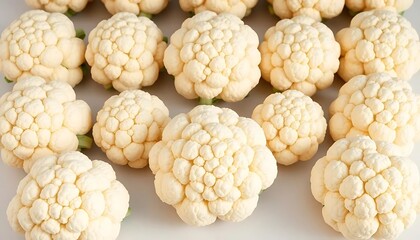 Creamy Cauliflower Close-Up: A Bountiful Harvest Still Life