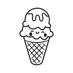 kawaii food Coloring page, Bold and easy Coloring Page, kawaii coloring page, Kawaii Drink Coloring Page, cute kawaii food and drink Coloring Page, line art, black and white image