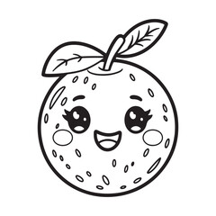 kawaii food Coloring page, Bold and easy Coloring Page, kawaii coloring page, Kawaii Drink Coloring Page, cute kawaii food and drink Coloring Page, line art, black and white image