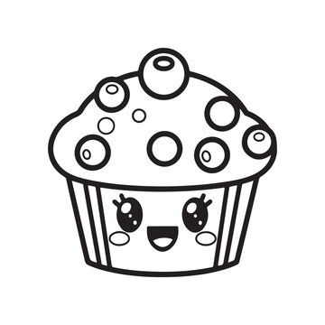 recommend clip art: kawaii food Coloring page, Bold and easy Coloring Page, kawaii coloring page, Kawaii Drink Coloring Page, cute kawaii food and drink Coloring Page, line art, black and white image