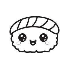 kawaii food Coloring page, Bold and easy Coloring Page, kawaii coloring page, Kawaii Drink Coloring Page, cute kawaii food and drink Coloring Page, line art, black and white image