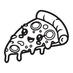 kawaii food Coloring page, Bold and easy Coloring Page, kawaii coloring page, Kawaii Drink Coloring Page, cute kawaii food and drink Coloring Page, line art, black and white image