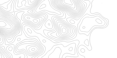 The vector topo map creative discovery White wave spiral grid stripe line map topography. vector geographic contour mounted map discovery location background.
