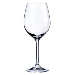 Elegant Empty Wine Glass: Crystal Clear, Refined Design, Perfect for Serving