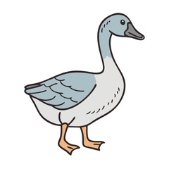 canadian goose vector icon, canadian goose vector illustration - simple illustration of canadian goose, perfect for logos, and canadian goose -themed designs.